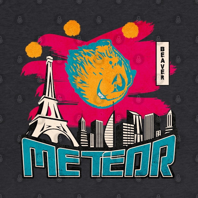 Beaver Meteor, Epic Funny Apocalyptic Monster Attack by vystudio